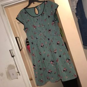 Woman’s beautiful spring dress